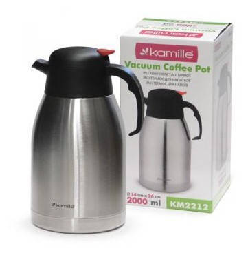 

Термос питьевой Kamille KM-2212 2000 мл, Серебристый