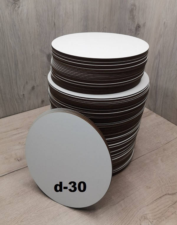 

Подложка под торт круг белая. Усиленная подложка для торта 30 см