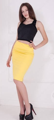 

Женская юбка Olivia YELLOW, Желтый
