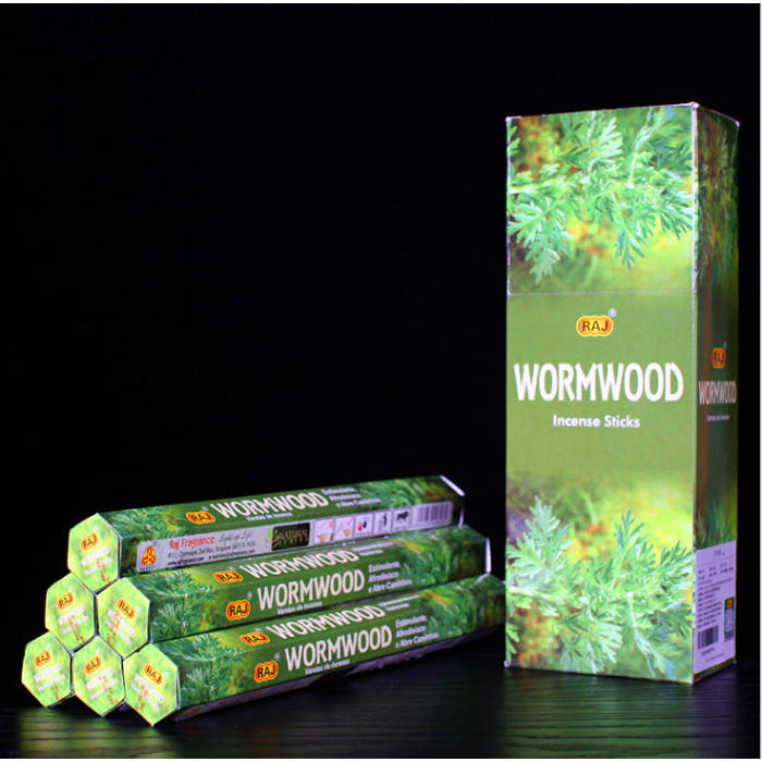 

Ароматические палочки благовония RAJ WORMWOOD (шестигранник) Полынь