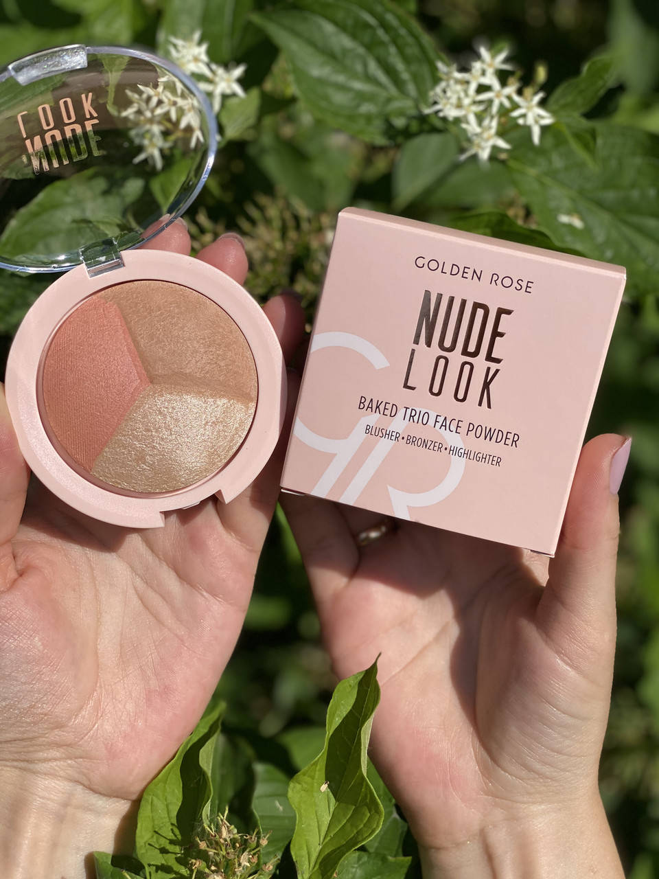 

Палетка для лица 3 в 1 Golden Rose Nude Look