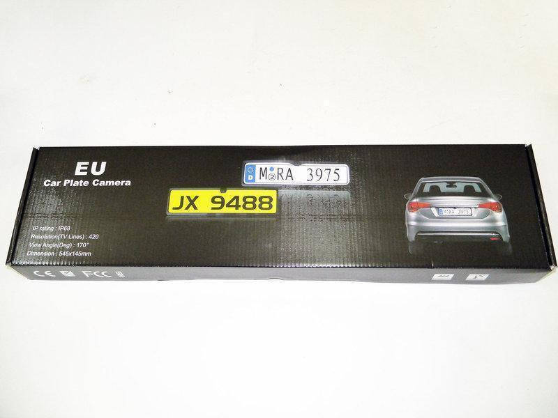 

Автомобильная камера в форме рамки для номера CAR CAM JX 9488A Черная