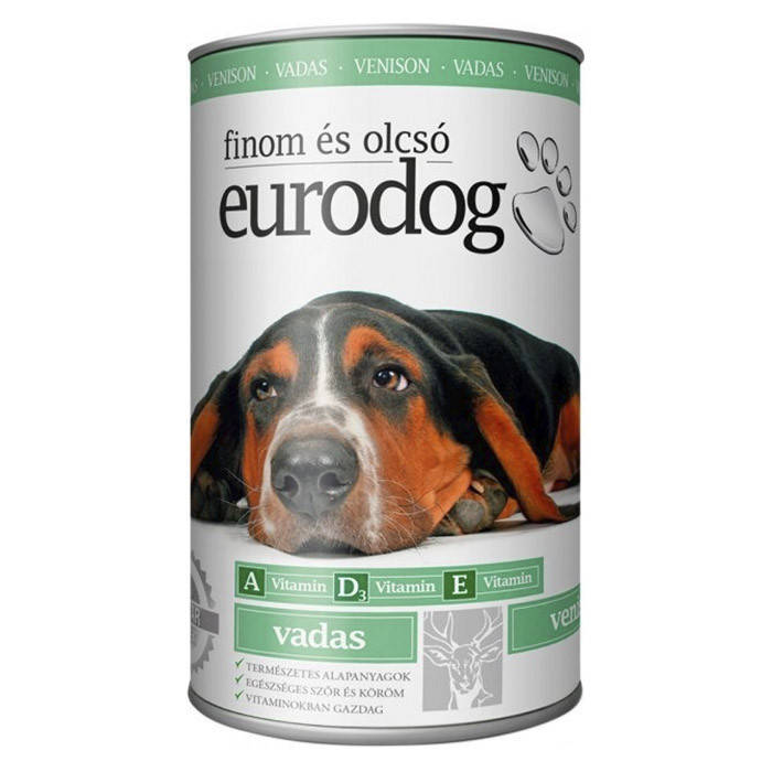 

Консерва для собак EuroDog со вкусом дичи 1240 г
