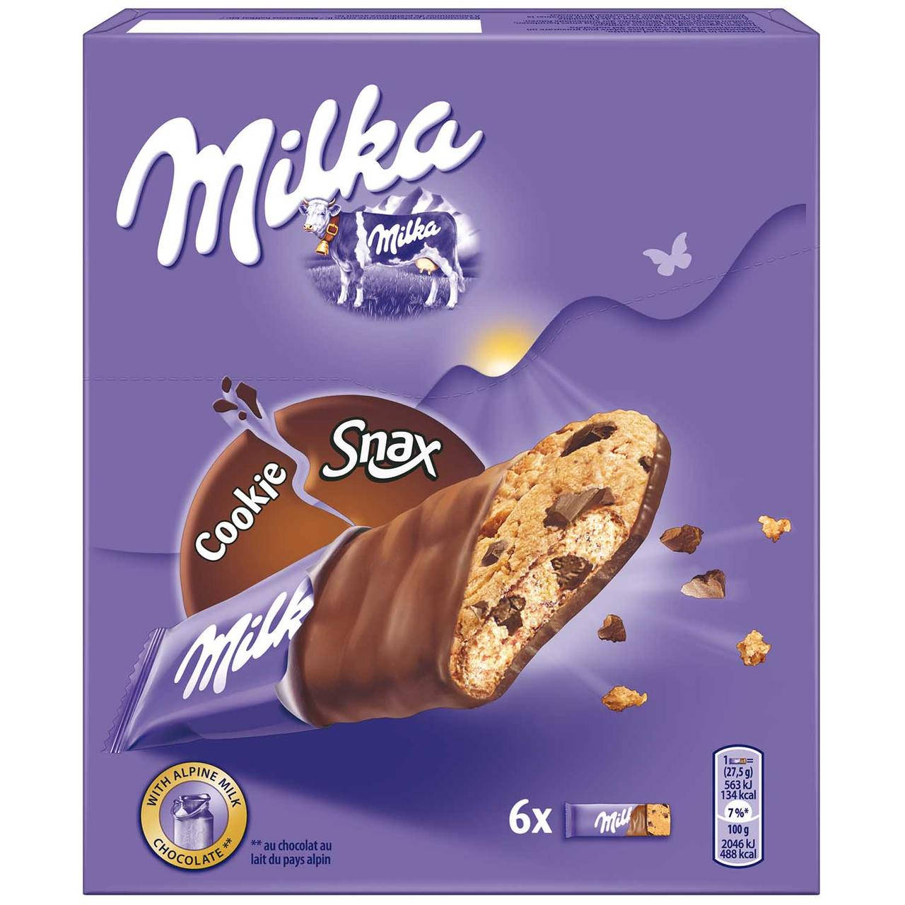 

Батончики Milka snax 137.5g