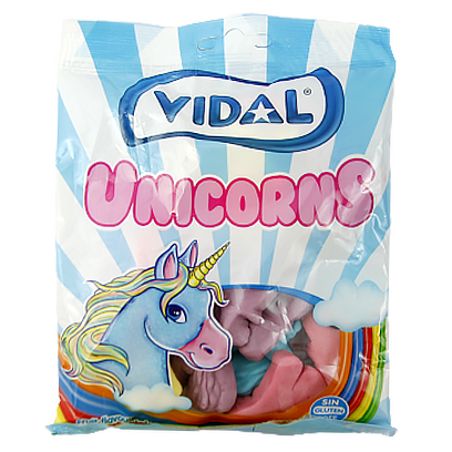 

Желейки Відал єдинороги Vidal unicorns 100g 14шт/ящ (Код : 00-00006172)