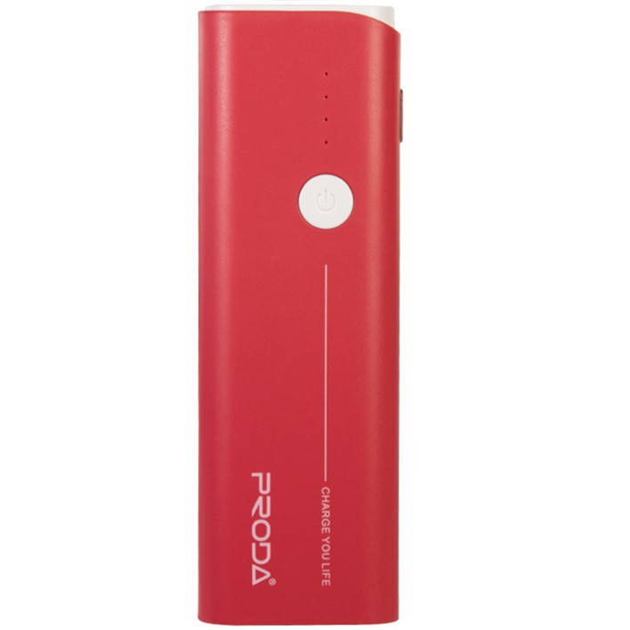 

Внешний аккумулятор Павербанк REMAX Proda V6i PPL-5 10000mAh |2USB, 1.5A| Красный