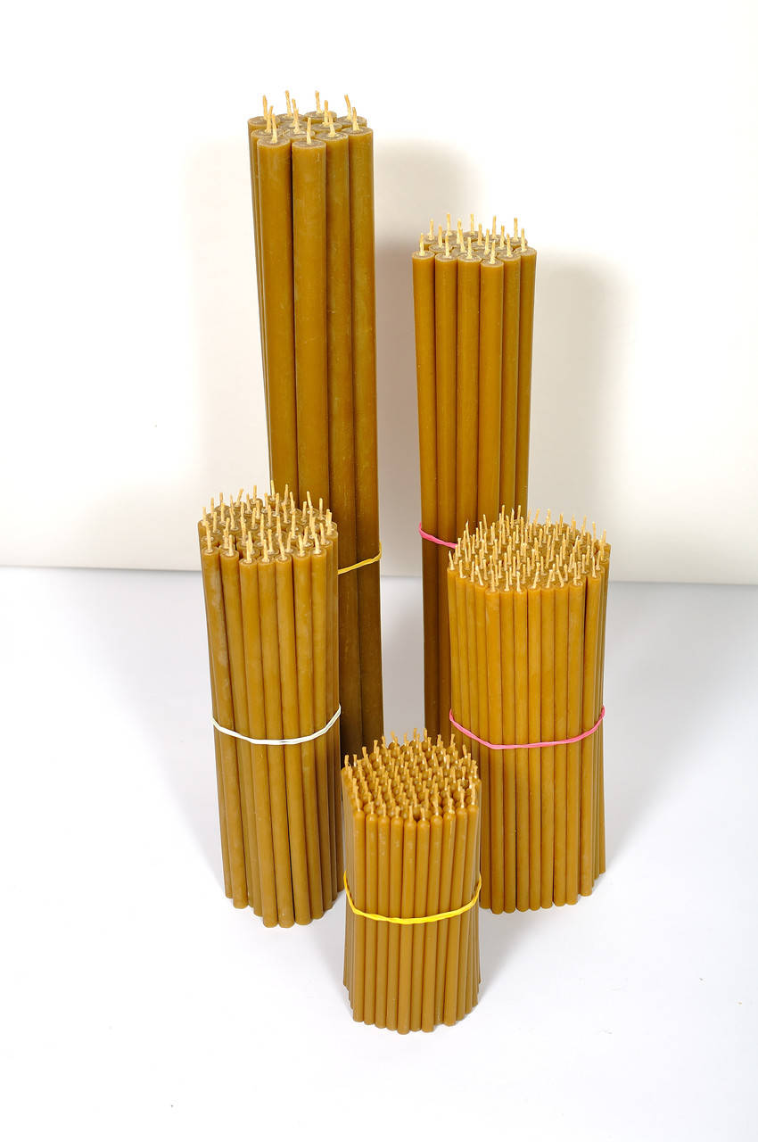 

Церковные свечи (100%) воск.Изготовление свечей.восковые свечи.свечи церковные восковые.церковные свечи дома, Янтарный