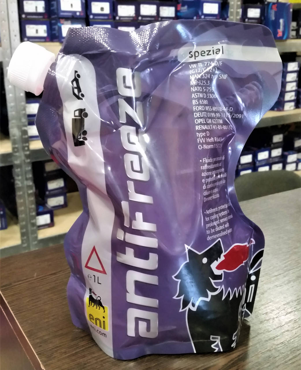 

Антифриз AGIP ANTIFREEZE SPEZIAL концентрат G-12+ красный (1л)