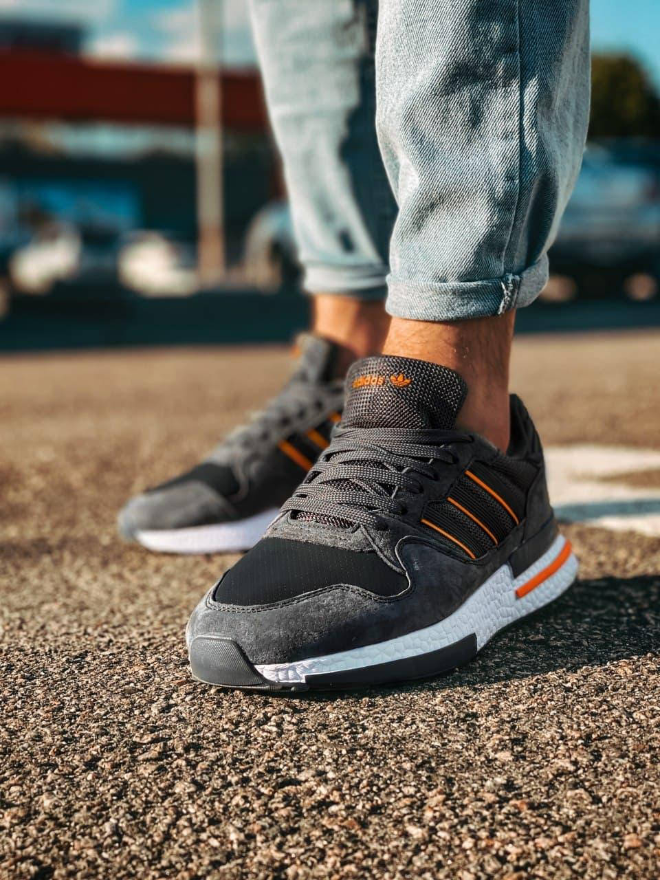 

Adidas мужские летние черные текстильные кроссовки. Летние мужские кроссовки на шнурках., Черный