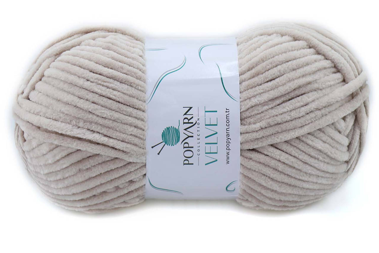 

Popyarn Velvet, Светлый беж №015, Бежевый