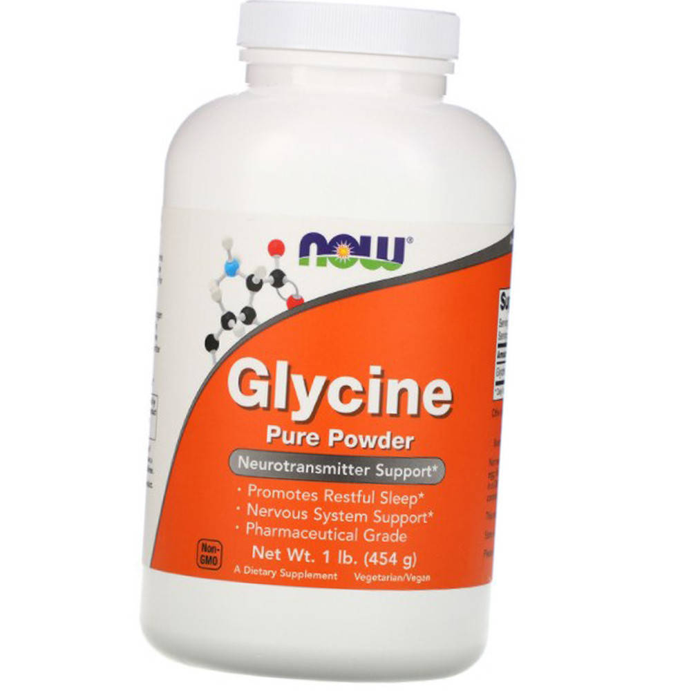 

Глицин NOW Glycine Pure Powder 454 г