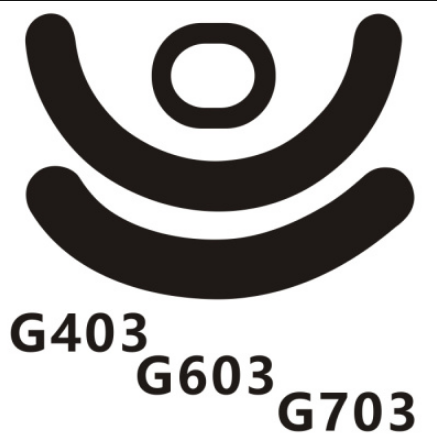 

Тефлоновые ножки глайды 3M для игровых мышек Logitech G403 G603 G703, Черный