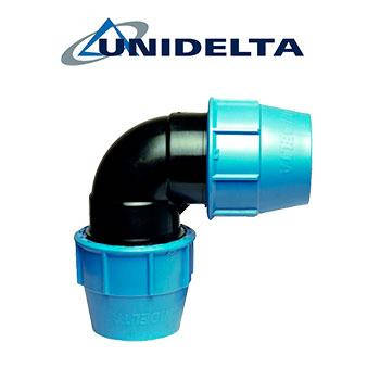 

Колено зажимное 25 Unidelta