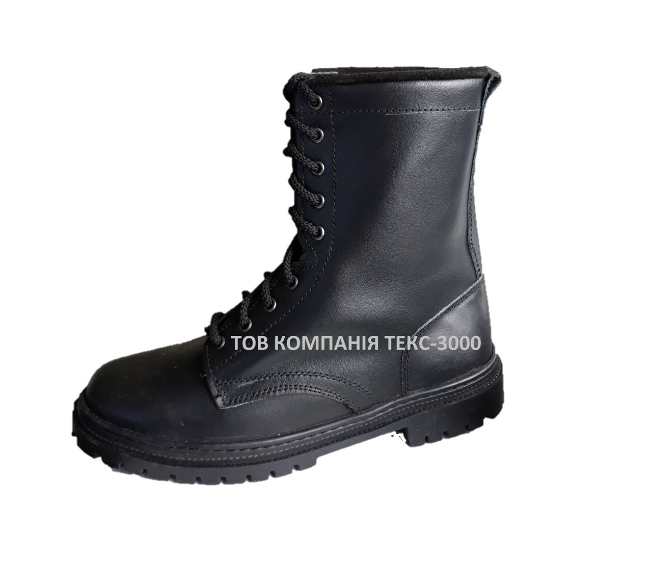 

Берцы кожанные , хром, 45 р., Черный