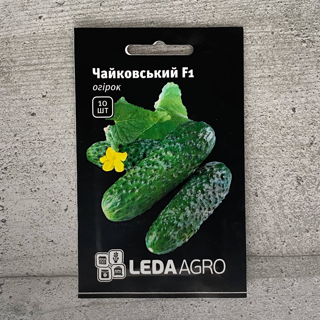 

Огурец самоопыляющийся Чайковский F1 10 шт семена пакетированные Leda Agro