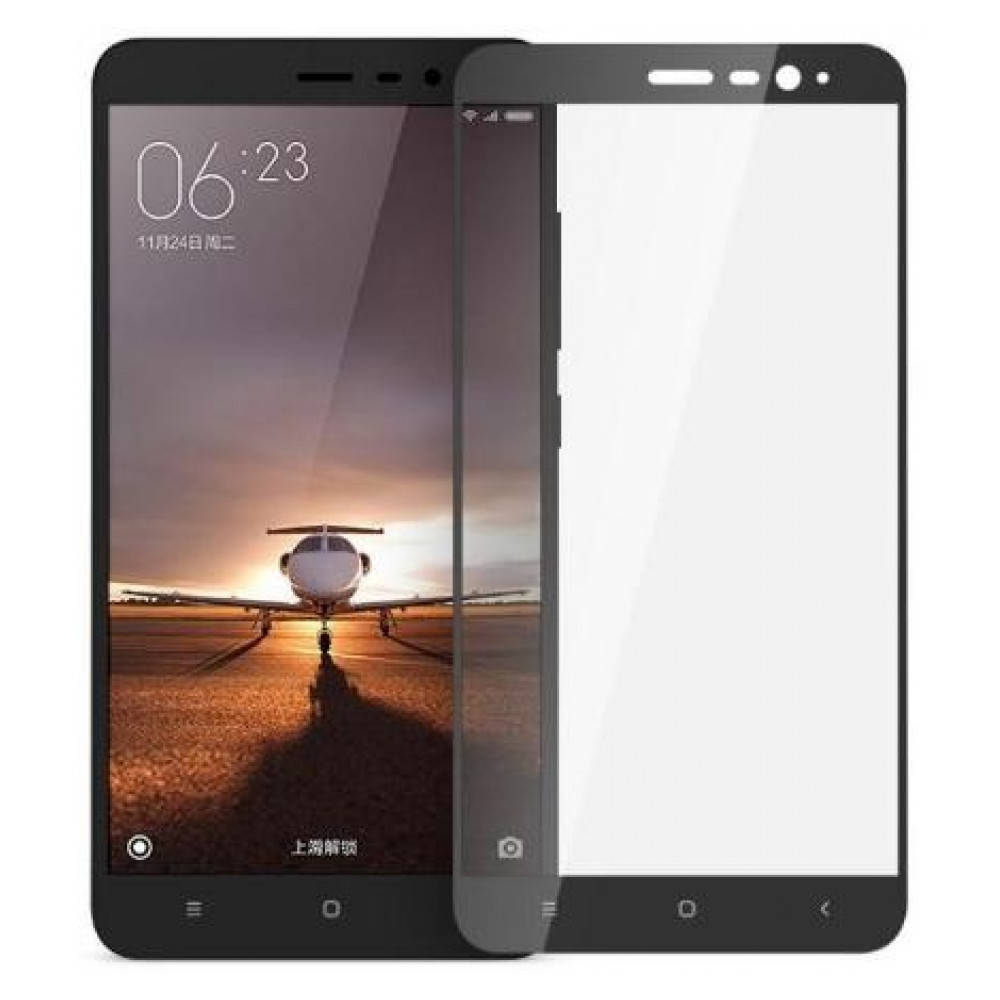 

Защитное стекло DK Full Cover для Xiaomi Redmi Note 3 (black), Черный
