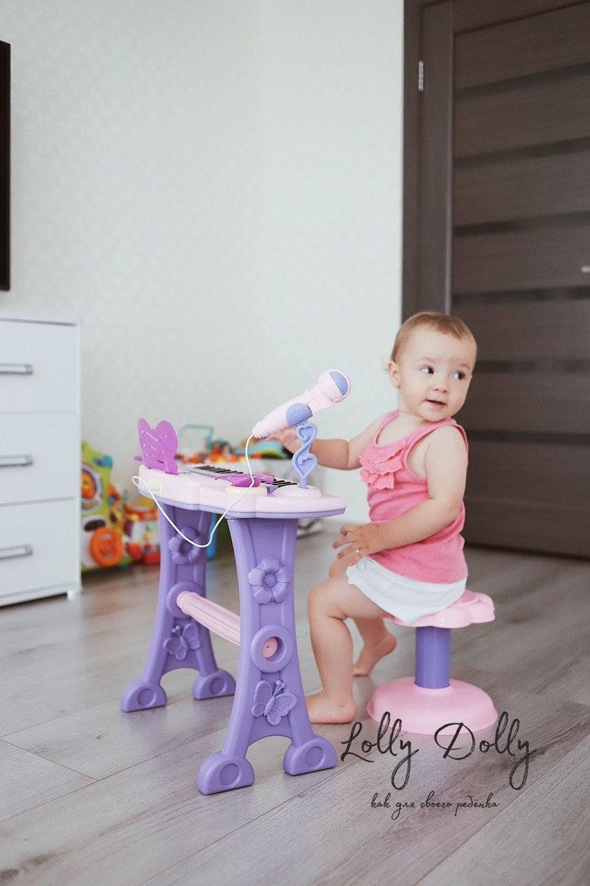 

Пианино-синтезатор со стульчиком 6613 с микрофоном от сети