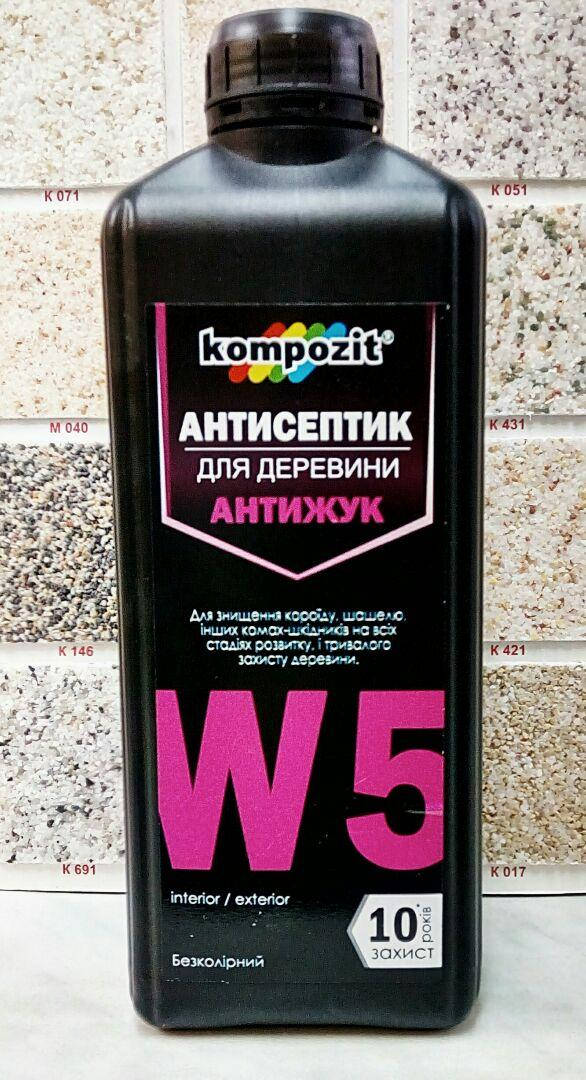 

Композит W5 Антисептик АнтиЖук 1л
