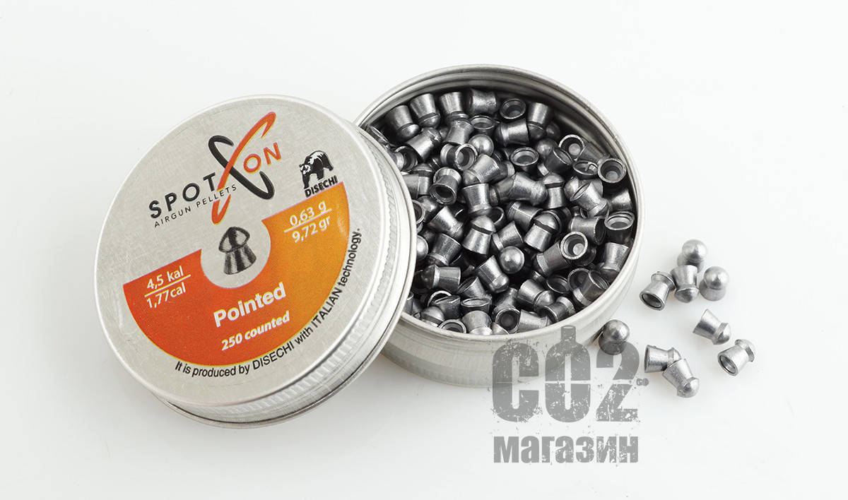 

Пуля Spoton Pointed (0.63г, 250шт)