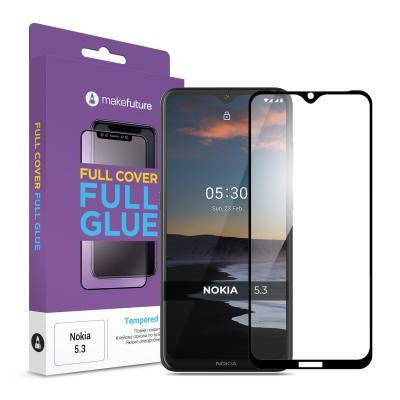 

Стекло защитное MakeFuture Nokia 5.3 Full Cover Full Glue (MGF-N53)