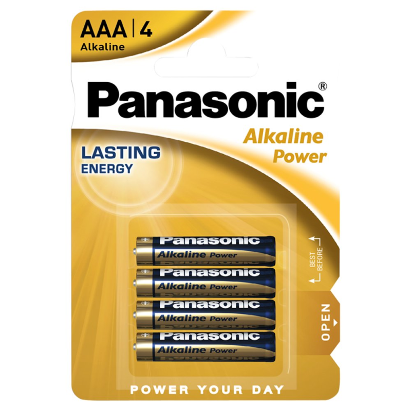 

Батарейка LR03/ААА 1.5V щелочная 4шт Alkaline Power PANASONIC