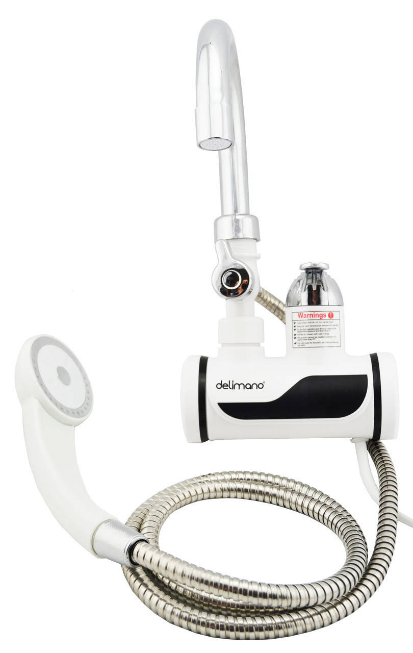 

Электрический кран-водонагреватель с душем (боковой подключение )