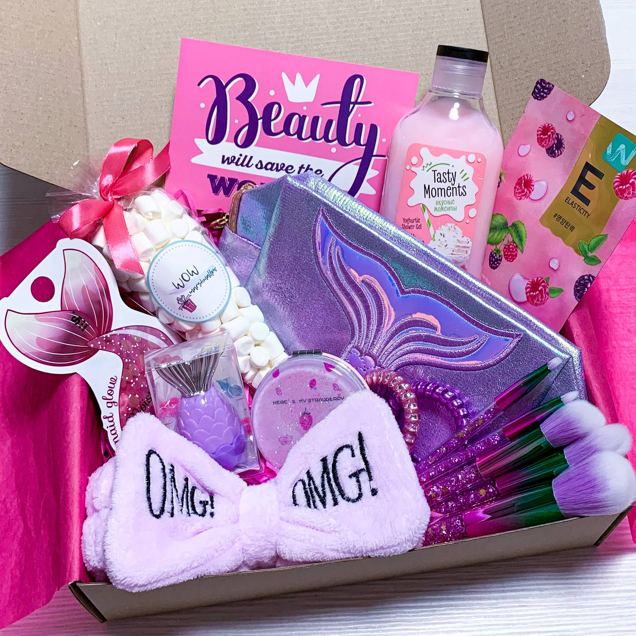 

Подарочный набор для девушки WOW BOXES "Бьюти бокс / Beauty box" №6
