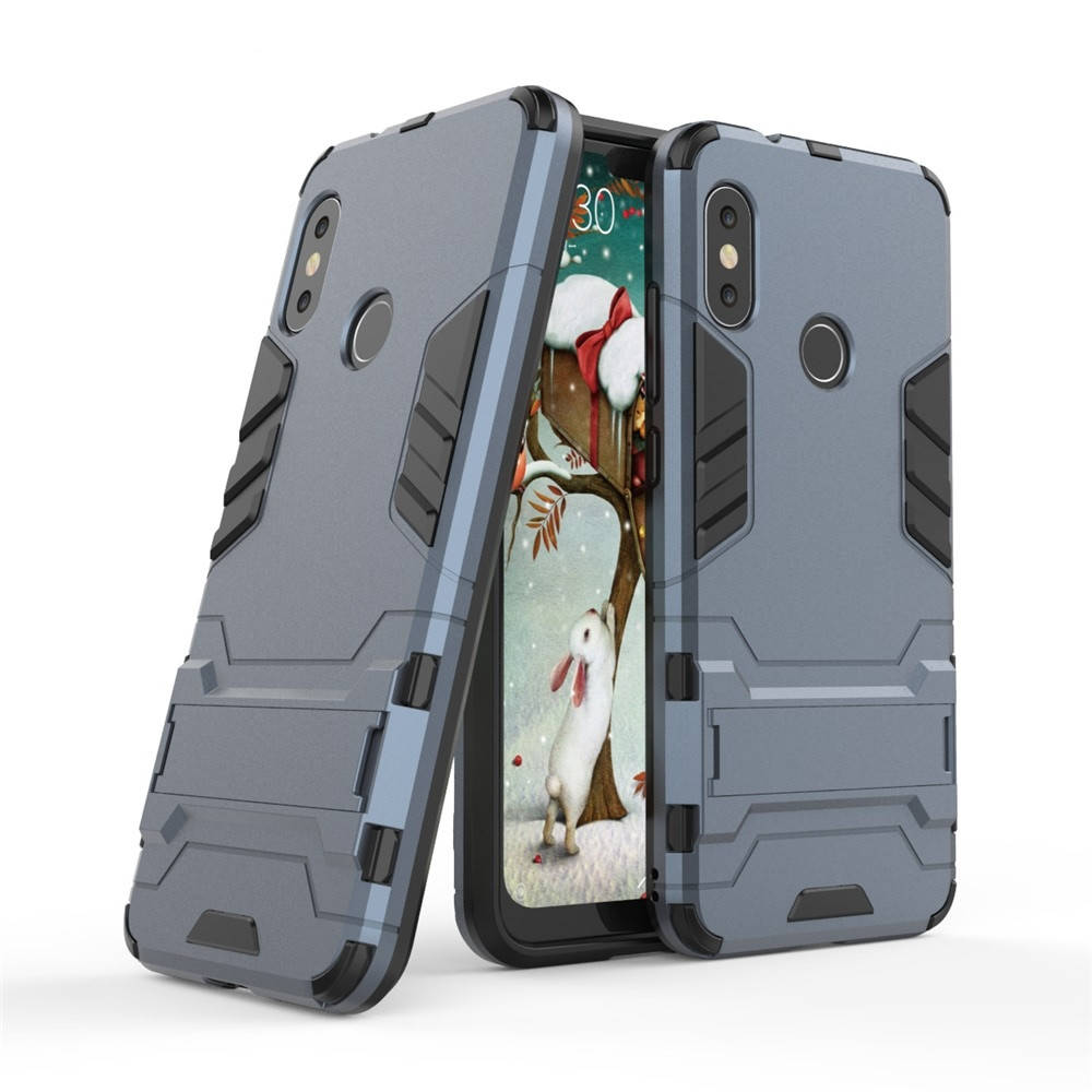 

Чехол для Xiaomi Mi A2 Lite / Redmi 6 Pro Hybrid Armored Case темно-синий