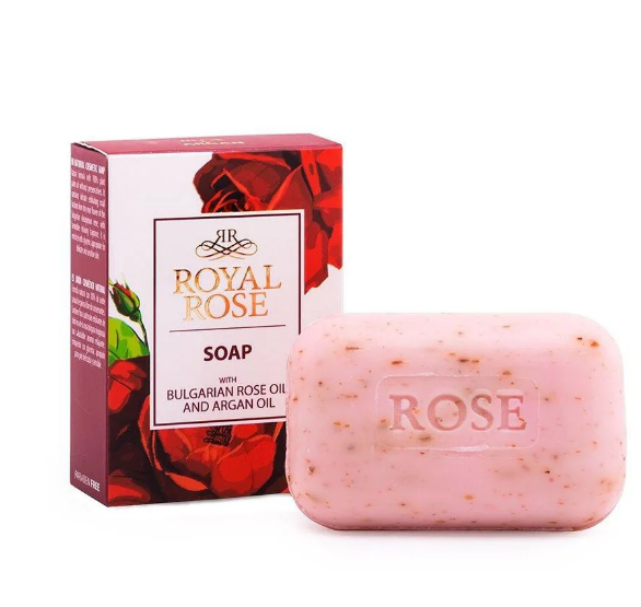 

Натуральное мыло с маслом розы и аргана Royal Rose Биофреш 100 гр.