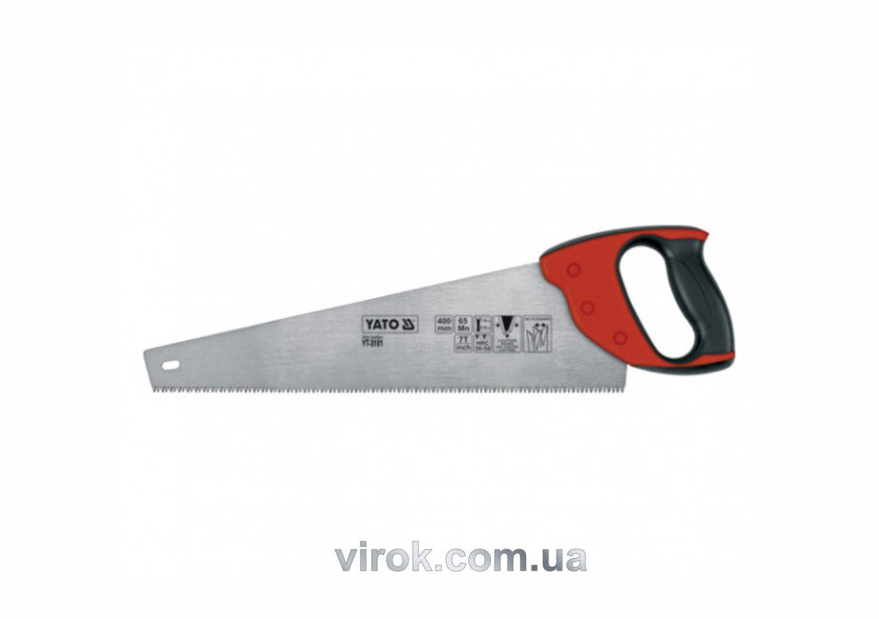 

Ножовка по дереву YATO 500 мм 7TPI YT-3103