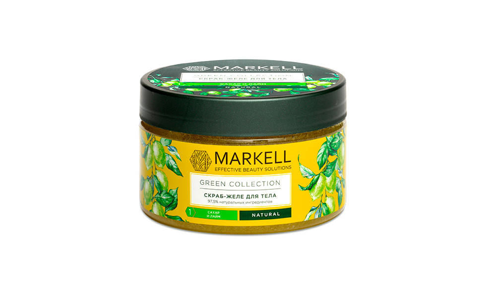 

Скраб-желе для тела Markell Green Collection Сахар и лайм, 250 мл арт. 17248