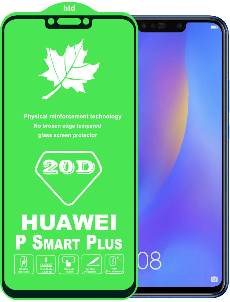 

20D Стекло Huawei P Smart Plus (большой радиус)