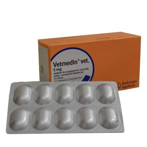 

ВЕТМЕДИН 5 мг, 10 таб. (VETMEDIN 5 mg./10 таb.)