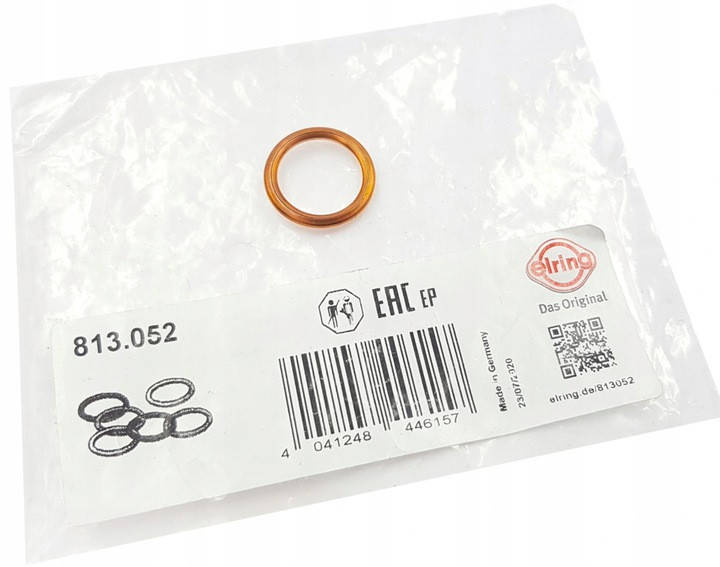 

ELRING 813.052 - Медная шайба маслосливной пробки поддона на Рено Мастер 3