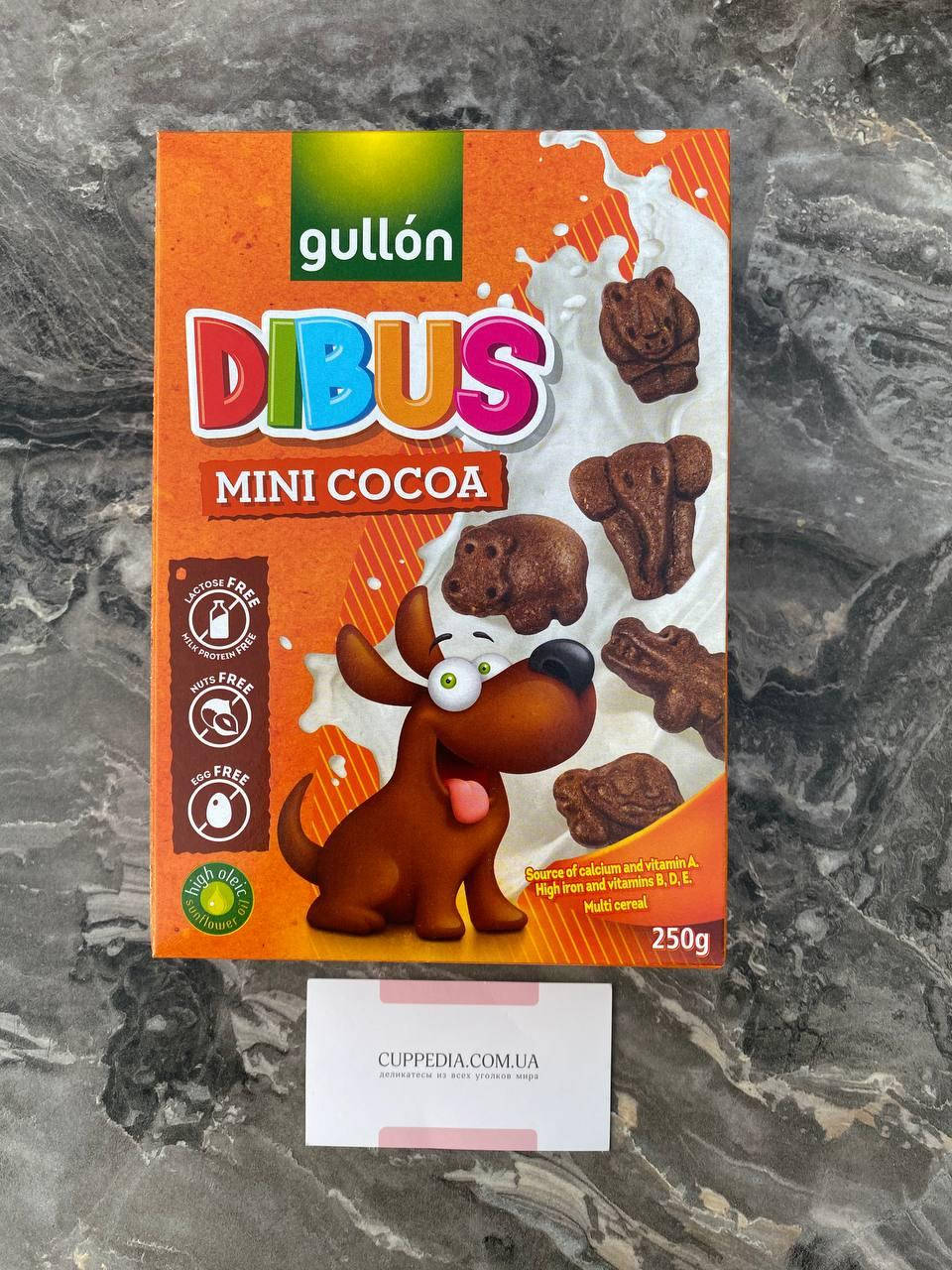 

Печенье Gullon Dibus mini cacao 250 грм