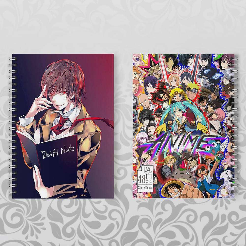 

Скетчбук Аниме Death note 009
