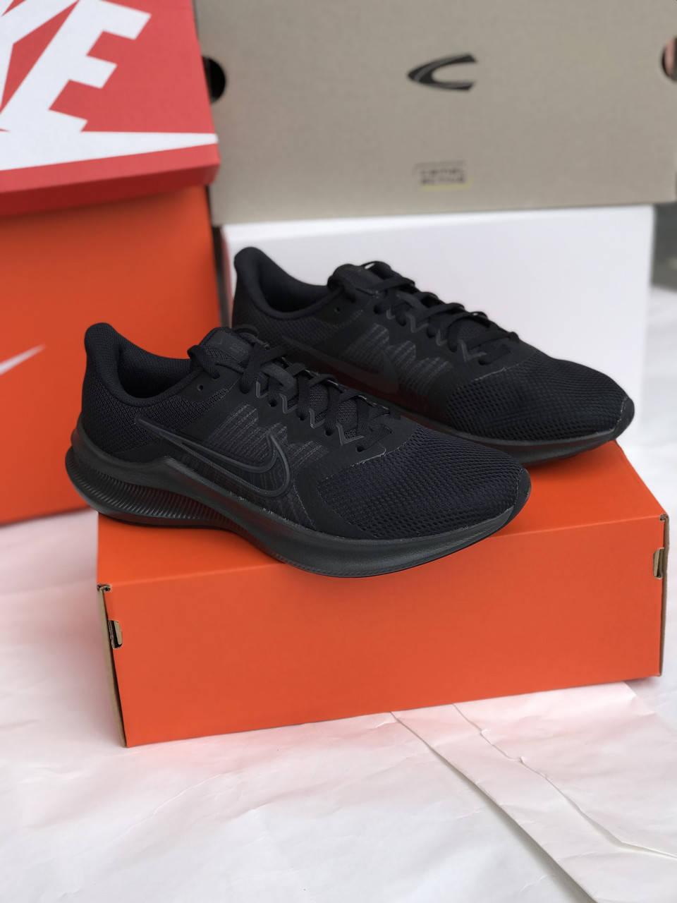 

Мужские оригинальные кроссовки Nike Downshifter 11 CW3411 002 EU44 UK9 US10 28CM, Черный