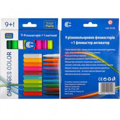 

Фломастеры Color-it магические 9+1цв. CR-509