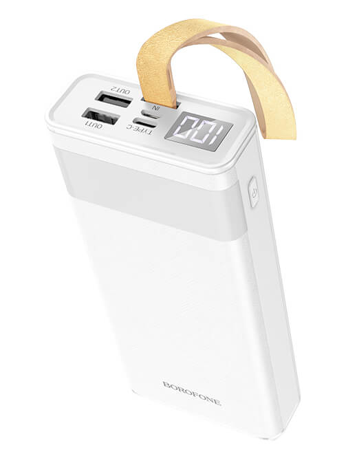 

PowerBank с фонариком BOROFONE LED Coolmy BJ18 20000mAh |2USB/Type-C, 2A| Белый