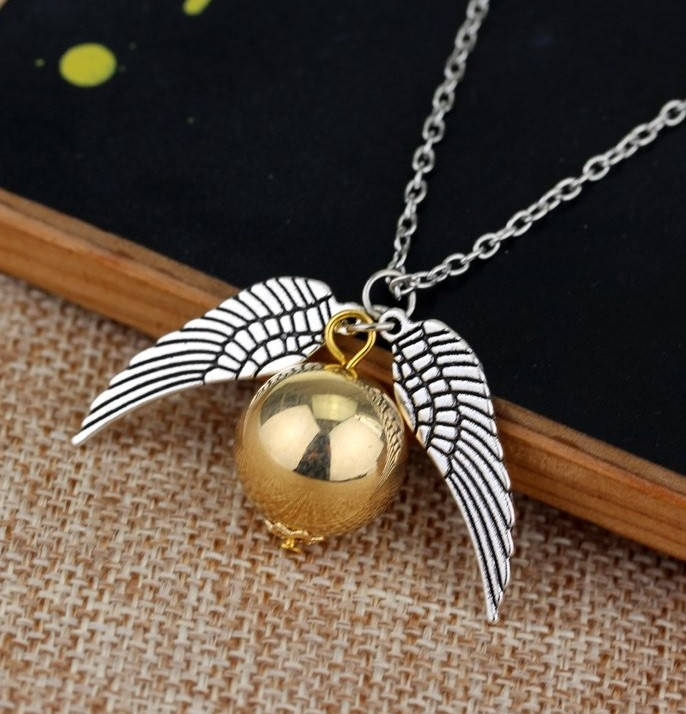 

Необычный Кулон "Золотой снитч" на Цепочке из Гарри Поттера!