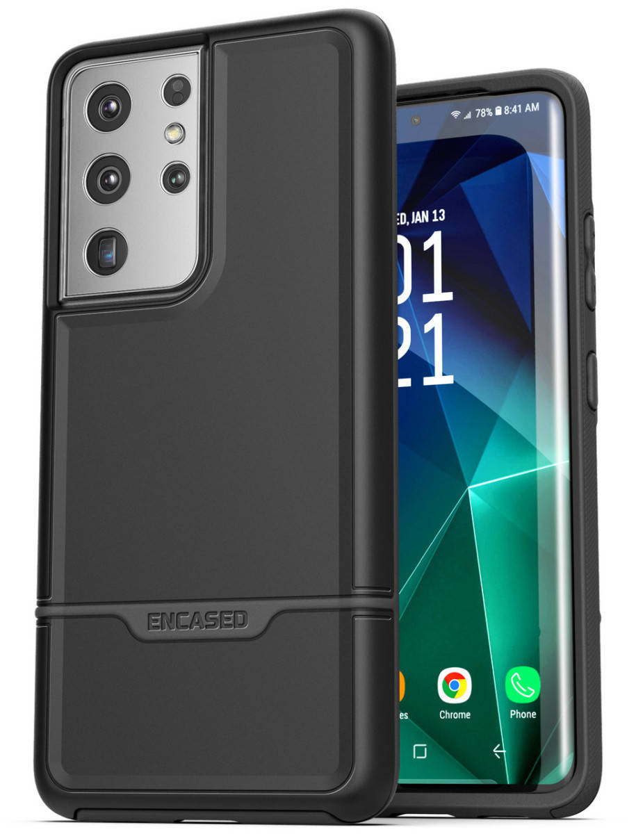 

Чехол Encased Rebel для Samsung Galaxy S21 Ultra Black (RB145BK), Черный