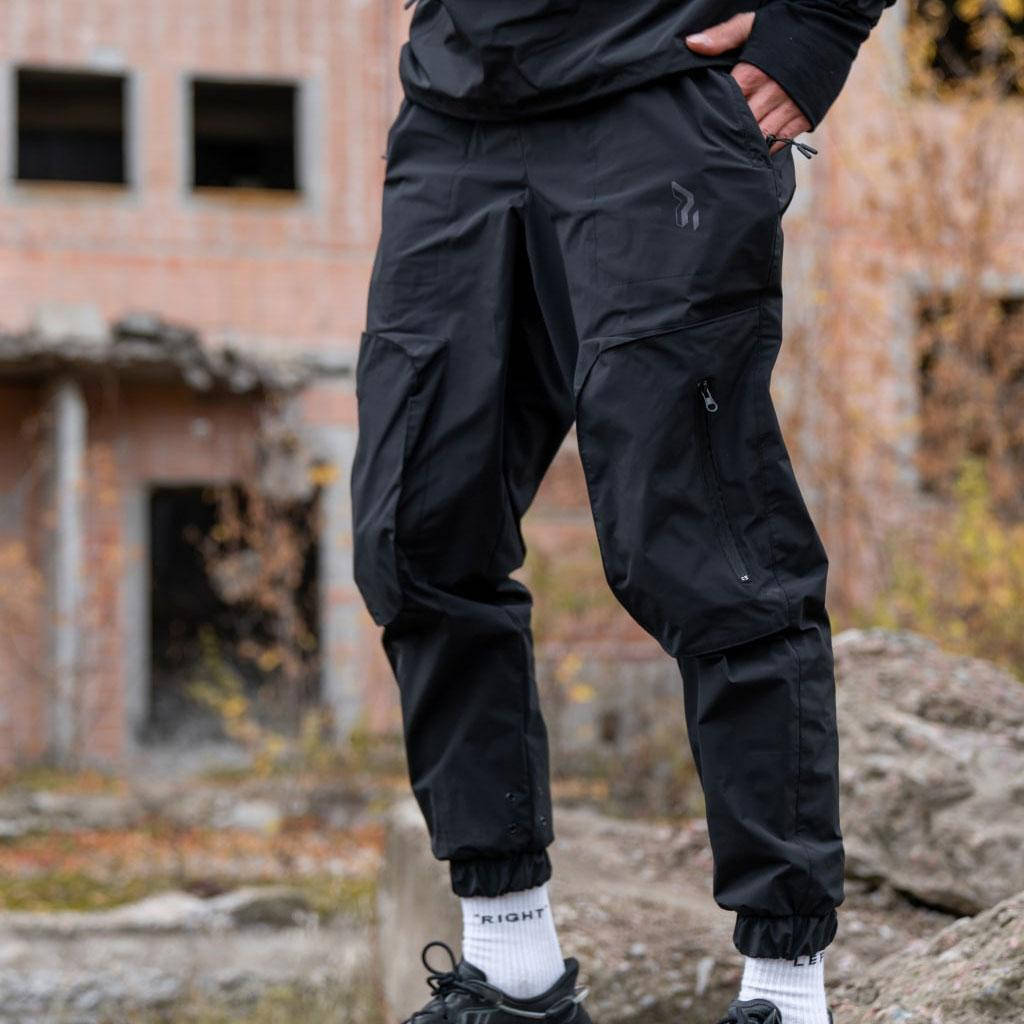 

Мужские спортивные штаны брюки Огонь Пушка SHADOW черные XS S M L XL, Черный