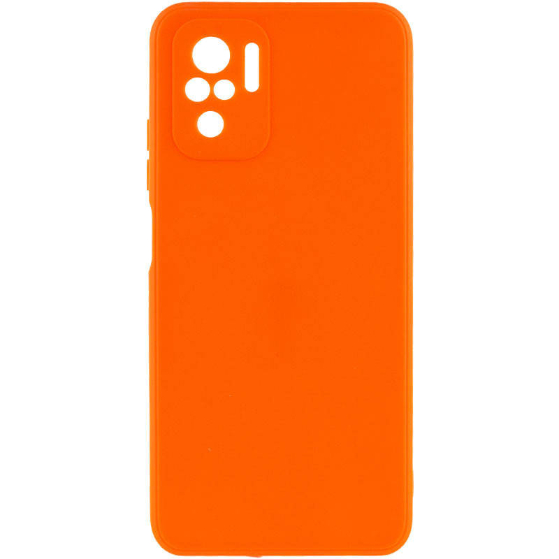 

Силиконовый Чехол с защитой камеры для Xiaomi Redmi Note 10 (Оранжевый / Orange)