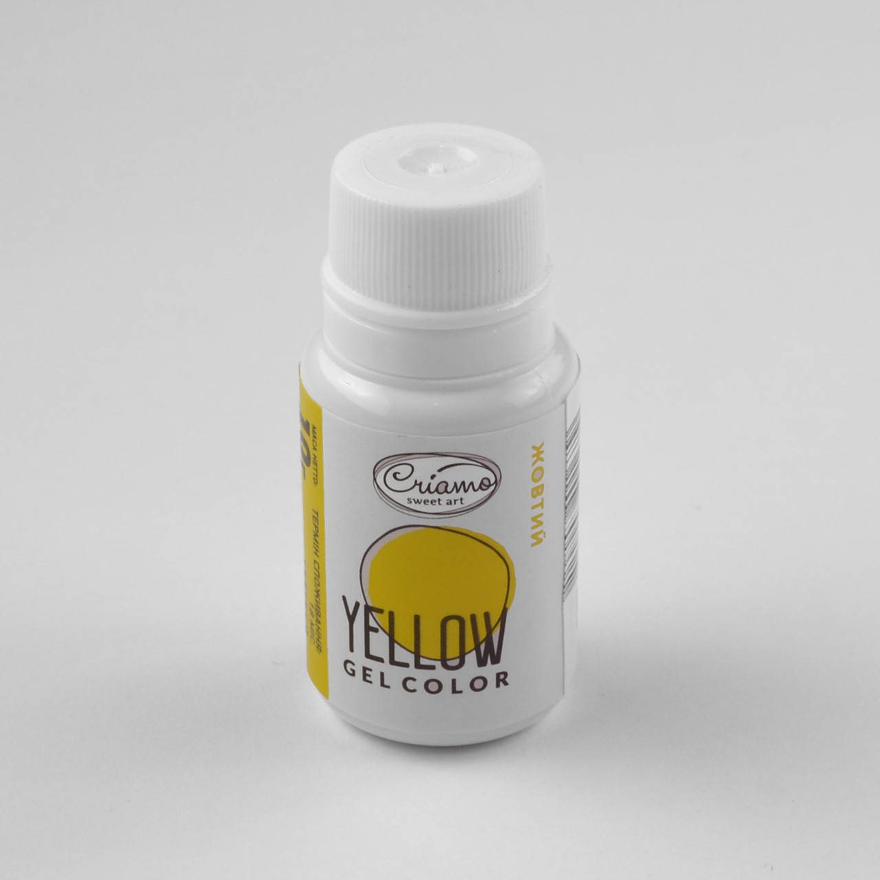 

Гелевый краситель Criamo mini Желтый/Yellow 10 гр