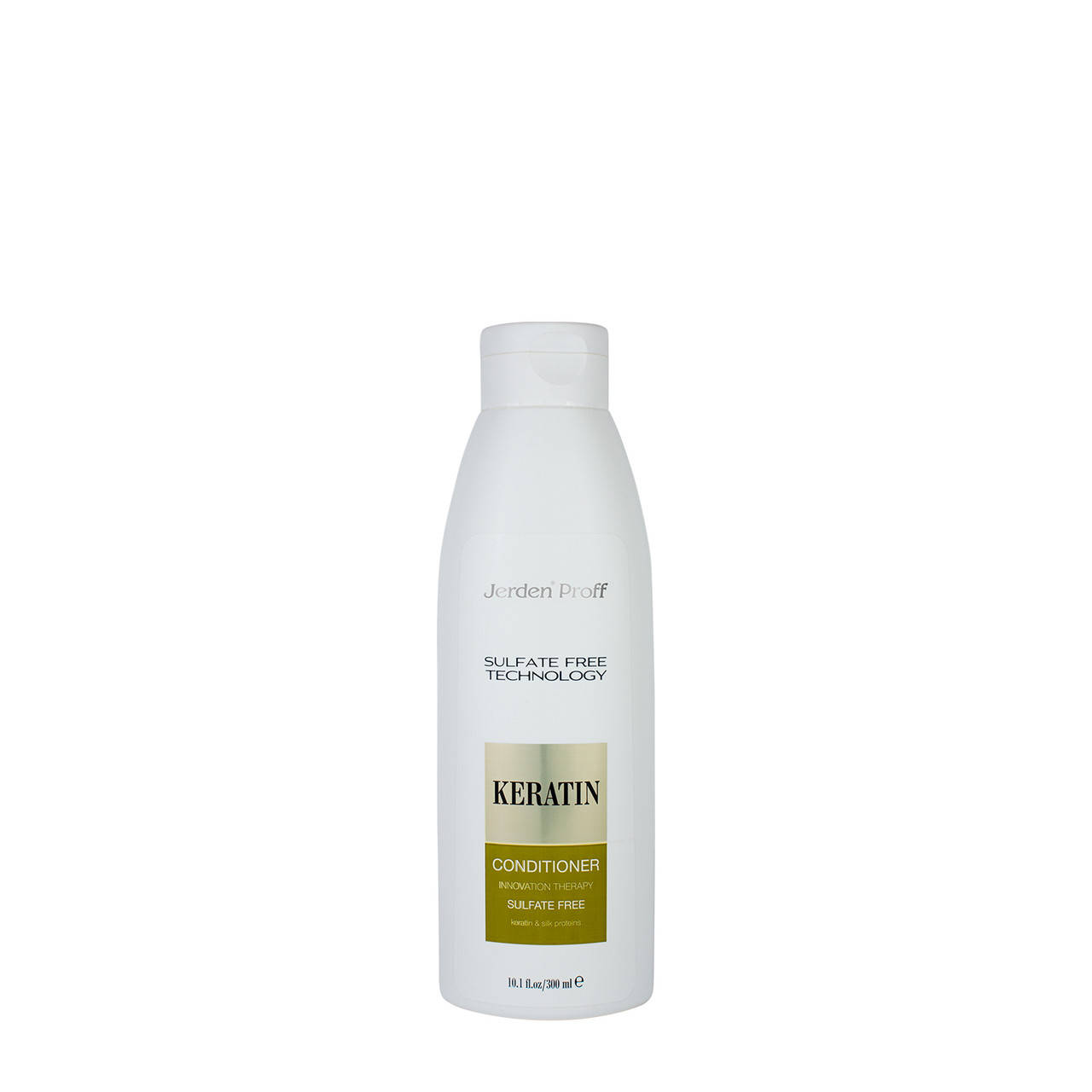 

Безсульфатный кондиционер с кератином и протеинами шелка JERDEN PROFF Keratin 300 ml