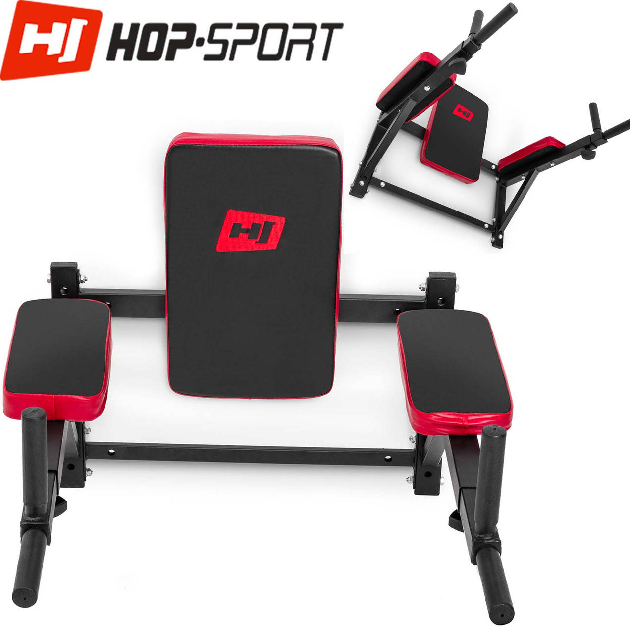 

Брусья настенные Черно-красный HS-1003K, Черный