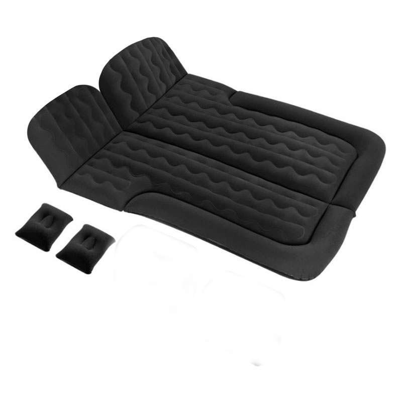 

Надувной флокированный матрас Lesko BP-001 Gray в багажник автомобильный для сна 180*135 см, Серый