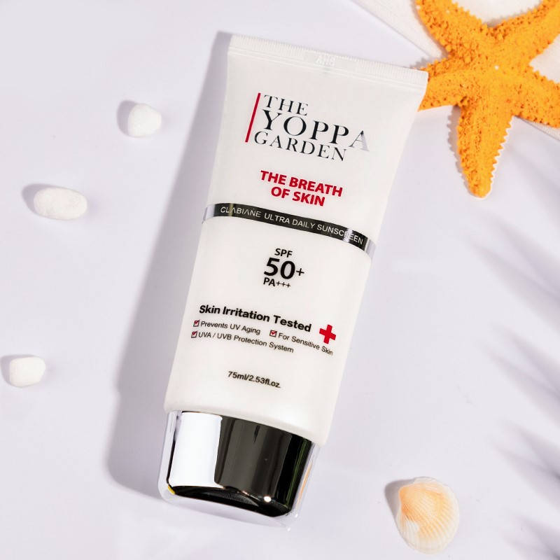

THE YOPPA GARDEN Дышащий уходовый санскрин с керамидами SPF50+Pa+++ 75ml