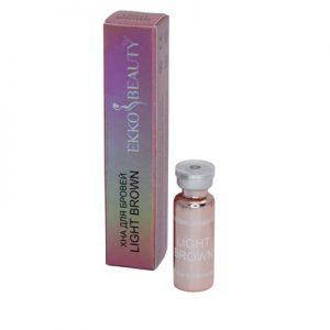 

Хна EKKOBEAUTY для окрашивания бровей Light Brown