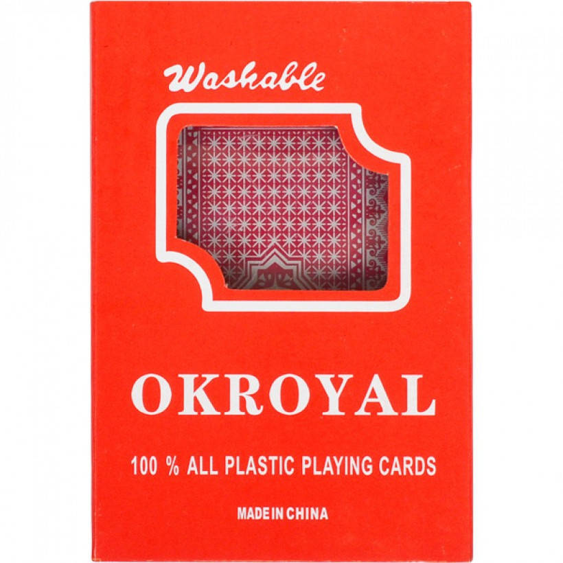 

Карты игральные пластиковые "OKROYAL" 95306, 54 карты